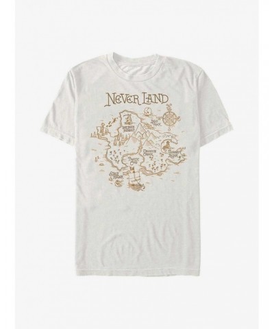 Disney Peter Pan Neverland Map T-Shirt $10.28 T-Shirts