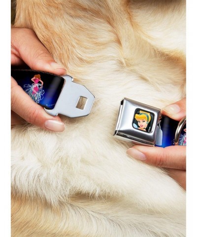 Disney Princess Cinderella Transformation Seatbelt Buckle Dog Collar $9.46 Pet Collars