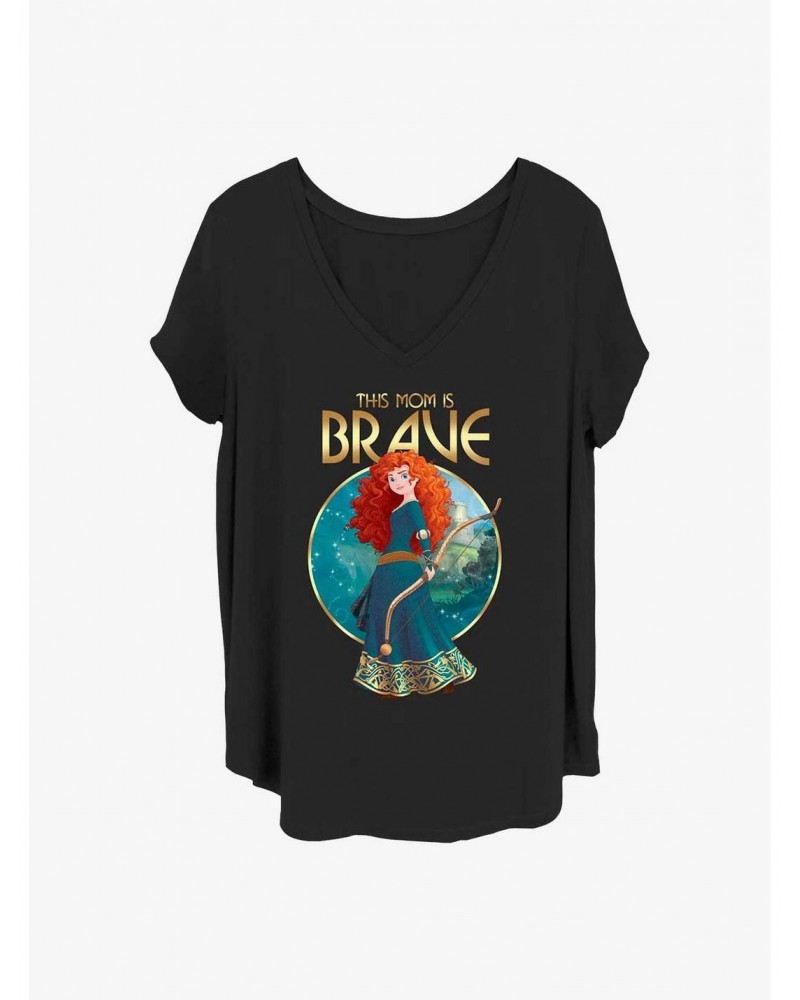 Disney Pixar Brave This Mom Is Brave Girls T-Shirt Plus Size $13.01 T-Shirts