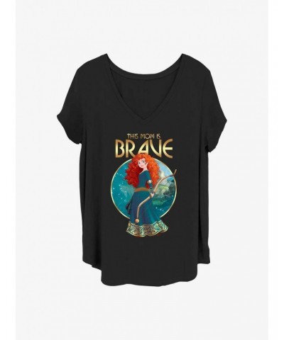 Disney Pixar Brave This Mom Is Brave Girls T-Shirt Plus Size $13.01 T-Shirts