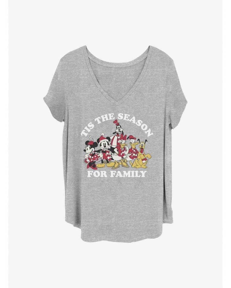 Disney Mickey Mouse Family Season Girls T-Shirt Plus Size $9.25 T-Shirts