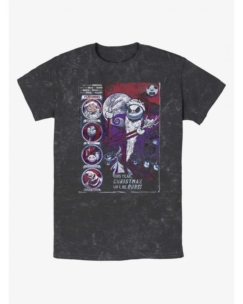 Disney The Nightmare Before Christmas First Nightmare Mineral Wash T-Shirt $10.62 T-Shirts