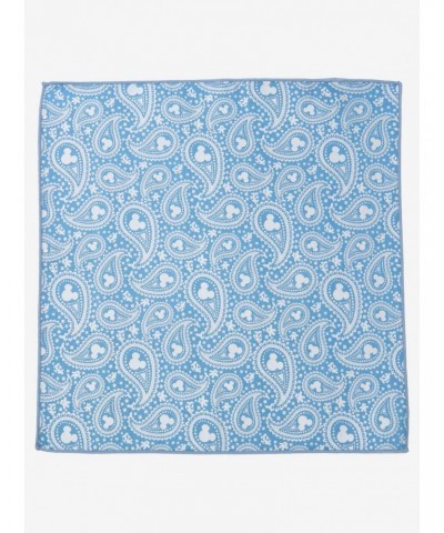 Disney Mickey Mouse Paisley Teal Pocket Square $11.52 Squares