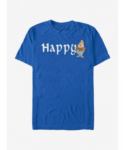 Disney Snow White Happy Dwarf T-Shirt $10.76 T-Shirts
