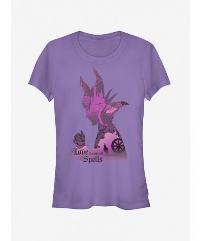 Disney Maleficent Love Breaks Spells Girls T-Shirt $7.72 T-Shirts