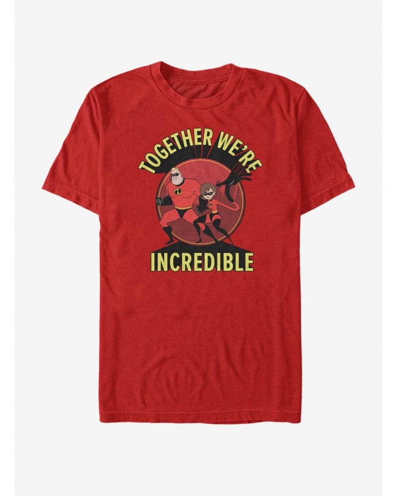 Disney Pixar The Incredibles Togerther We'Re Incredible T-Shirt $8.13 T-Shirts