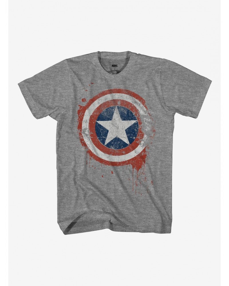 Marvel Captain America Shield T-Shirt $7.65 T-Shirts