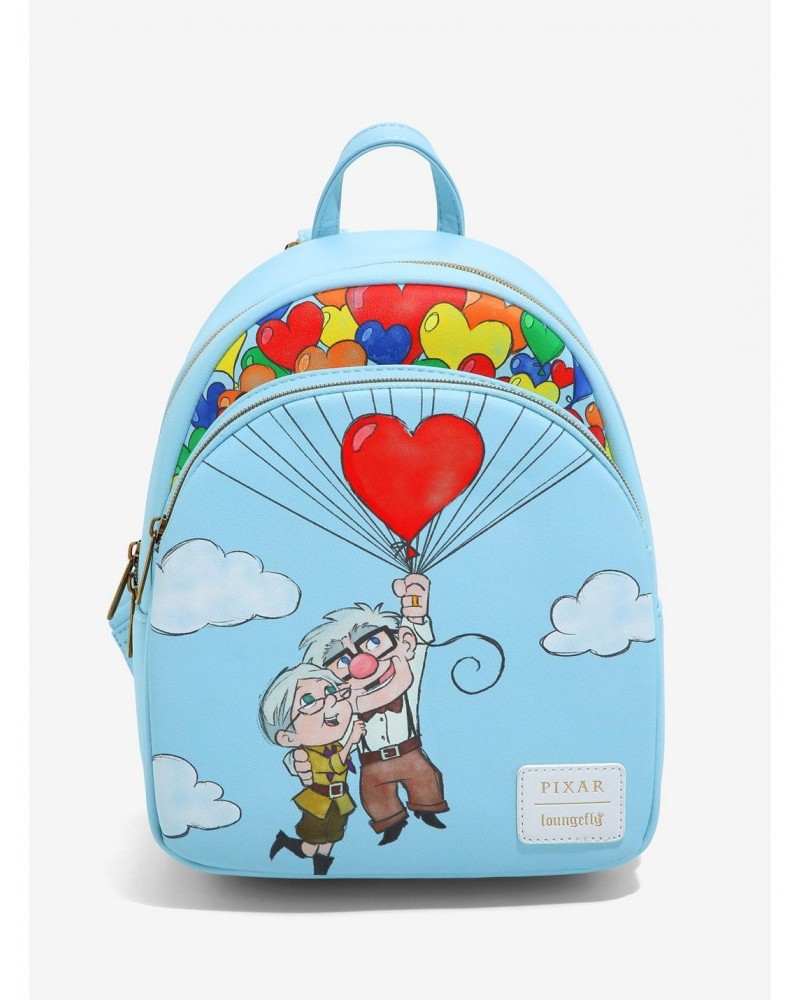 Loungefly Disney Pixar Up Heart Balloons Mini Backpack $17.02 Backpacks