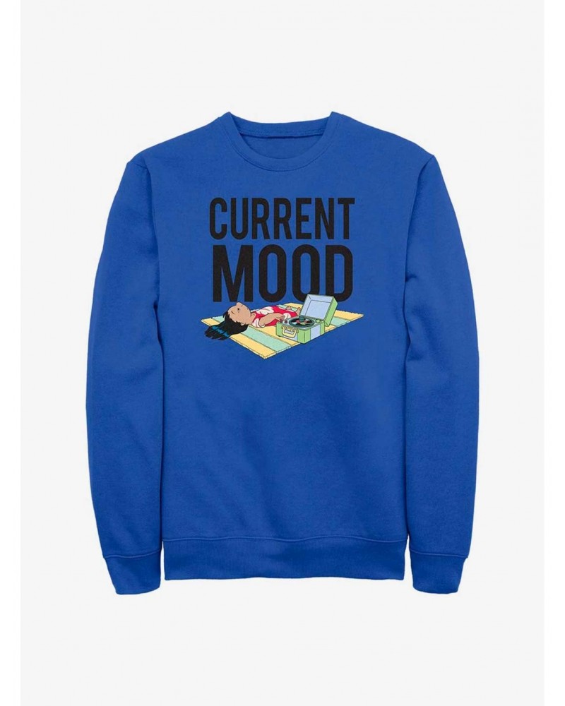 Disney Lilo & Stitch Current Mood Lilo Sweatshirt $11.44 Sweatshirts