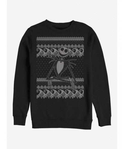 The Nightmare Before Christmas Jack Intarsia Sweater Sweatshirt $15.13 Sweatshirts