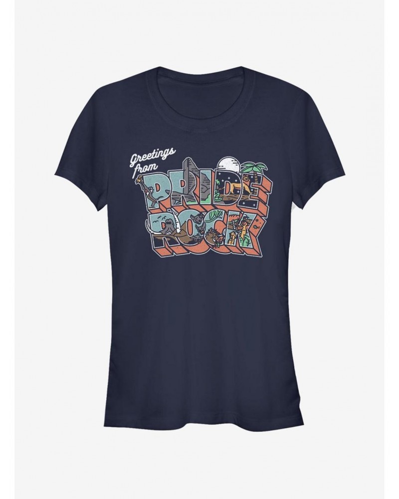 Disney The Lion King Greetings From Pride Rock Girls T-Shirt $8.47 T-Shirts