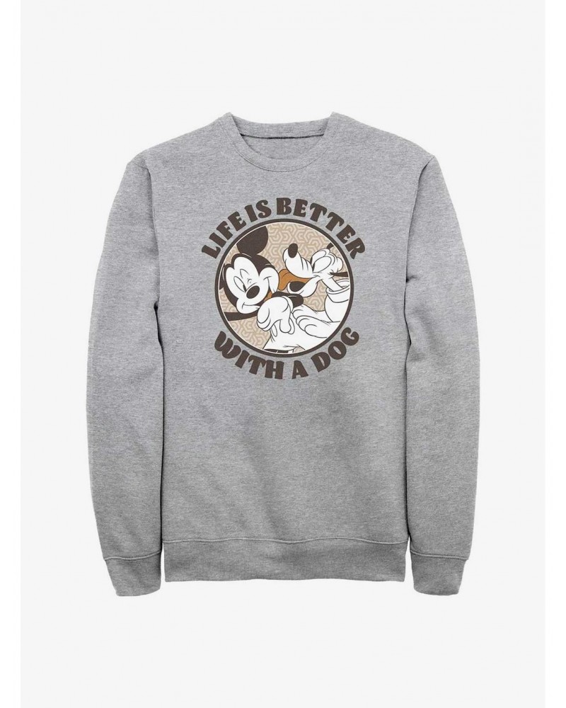 Disney Mickey Mouse Dog Life Sweatshirt $12.18 Sweatshirts
