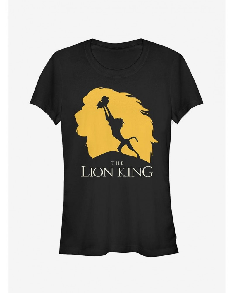 Disney Lion King Pride Rock Silhouette Girls T-Shirt $11.45 T-Shirts