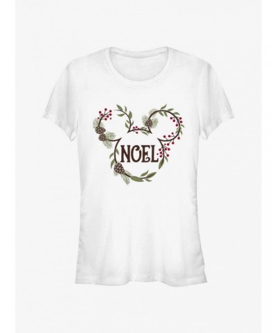 Disney Mickey Mouse Noel Mistletoe Ears Girls T-Shirt $7.97 T-Shirts