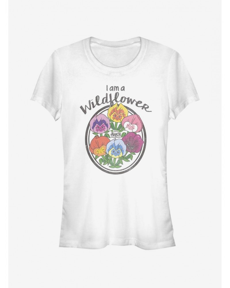 Disney Alice In Wonderland Wildflower Girls T-Shirt $7.47 T-Shirts