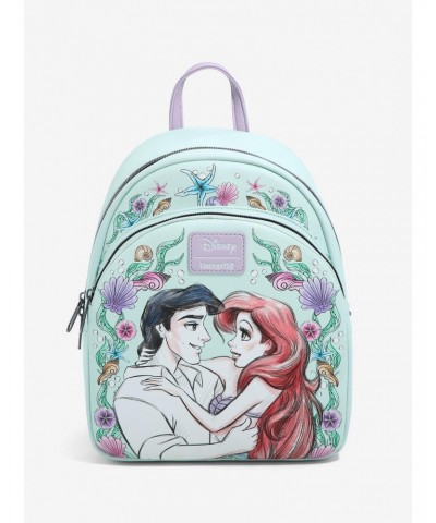 Loungefly Disney The Little Mermaid Couple Hug Mini Backpack $26.35 Backpacks