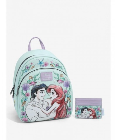 Loungefly Disney The Little Mermaid Couple Hug Mini Backpack $26.35 Backpacks