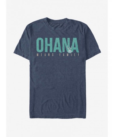 Disney Lilo & Stitch Ohana Bold T-Shirt $11.47 T-Shirts