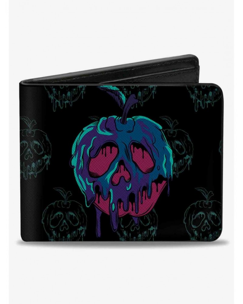 Disney Snow Poison Apple Collage Turquoise Bifold Wallet $8.99 Wallets