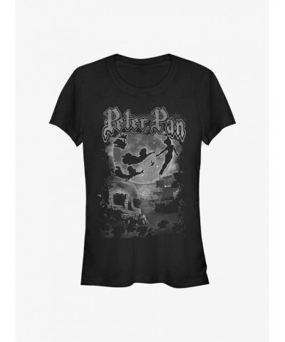 Disney Peter Pan Fly To Never Land Girls T-Shirt $8.96 T-Shirts
