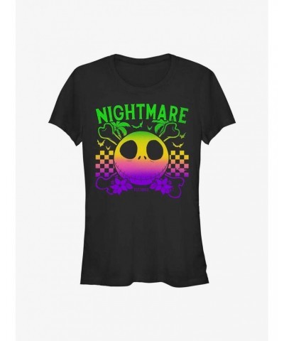 Disney The Nightmare Before Christmas Nightmare Sunset Girls T-Shirt $11.70 T-Shirts