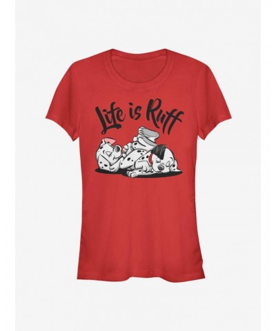 Disney 101 Dalmatians Life Is Ruff Girls T-Shirt $12.45 T-Shirts
