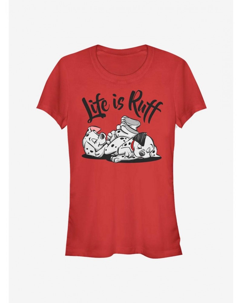 Disney 101 Dalmatians Life Is Ruff Girls T-Shirt $12.45 T-Shirts