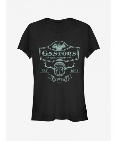 Disney Beauty And The Beast Tavern Gaston Girls T-Shirt $12.45 T-Shirts