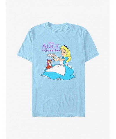 Disney Alice In Wonderland Dinah Flower Crown T-Shirt $9.80 T-Shirts