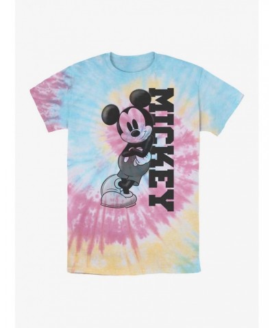 Disney Mickey Mouse Mickey Lean Tie Dye T-Shirt $9.07 T-Shirts