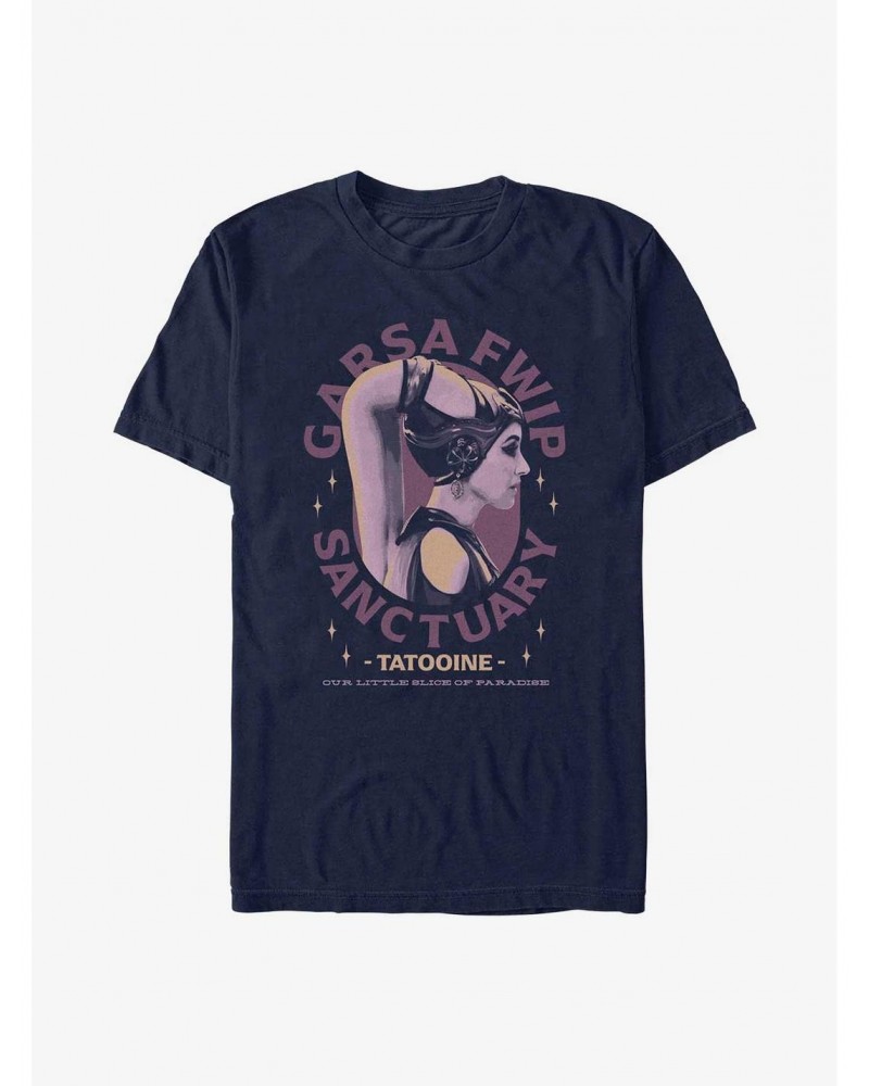 Star Wars The Book of Boba Fett Garsa Fwip Sanctuary T-Shirt $10.99 T-Shirts
