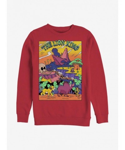 Disney The Lion King Lion Legend Crew Sweatshirt $14.76 Sweatshirts