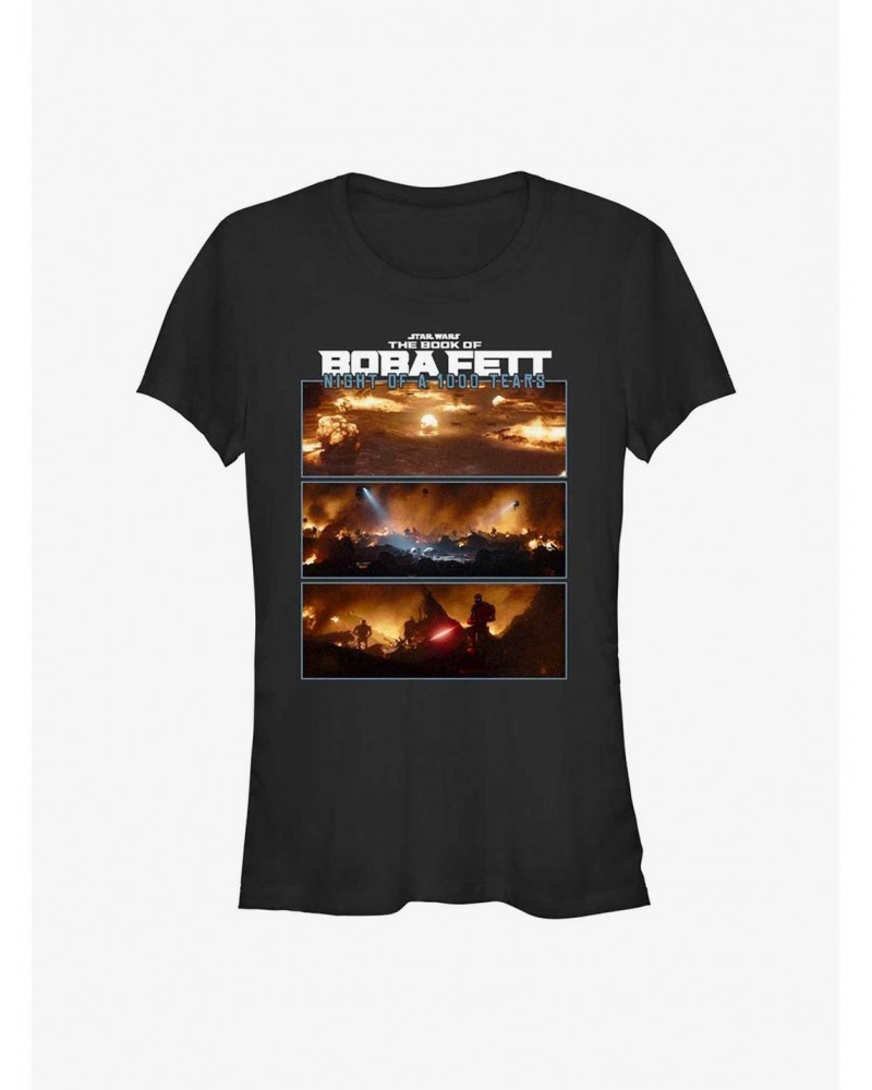 Star Wars The Book of Boba Fett Thousand Tears Girls T-Shirt $10.46 T-Shirts