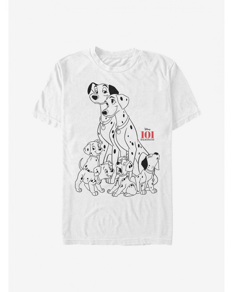 Disney 101 Dalmatians Dog Pile T-Shirt $8.84 T-Shirts