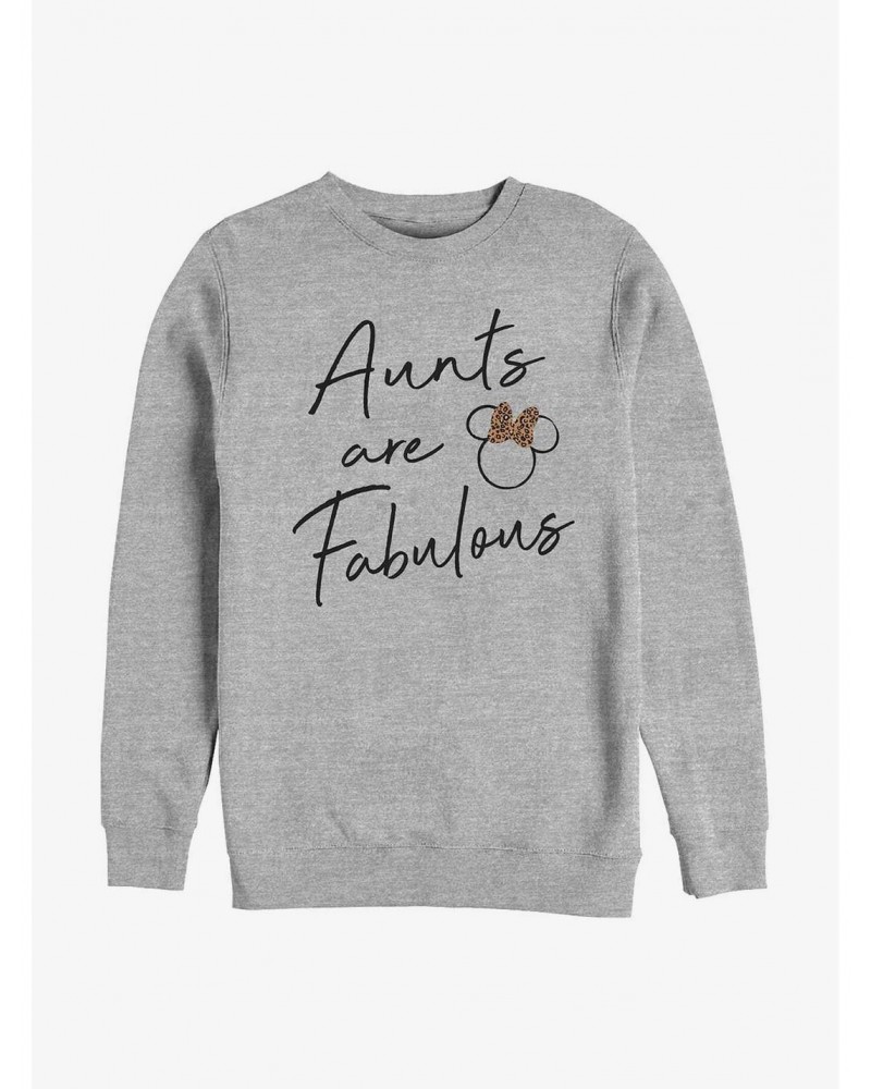 Disney Minnie Mouse Aunts Are Fabulous Sweatshirt $12.55 Sweatshirts