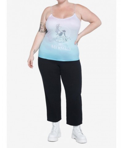 Her Universe Disney The Little Mermaid Ombre Pearl Strap Girls Cami Plus Size $12.83 Cami