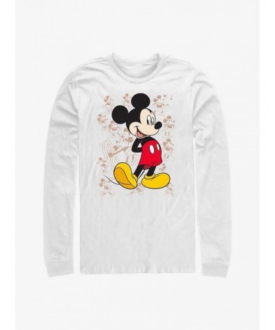 Disney Mickey Mouse Many Mickeys Long-Sleeve T-Shirt $15.46 T-Shirts