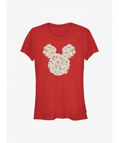 Disney Mickey Mouse Daisy Flower Fill Girls T-Shirt $10.46 T-Shirts
