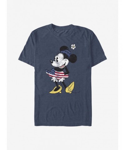 Disney Minnie Mouse Vintage U.S. Flag T-Shirt $11.47 T-Shirts