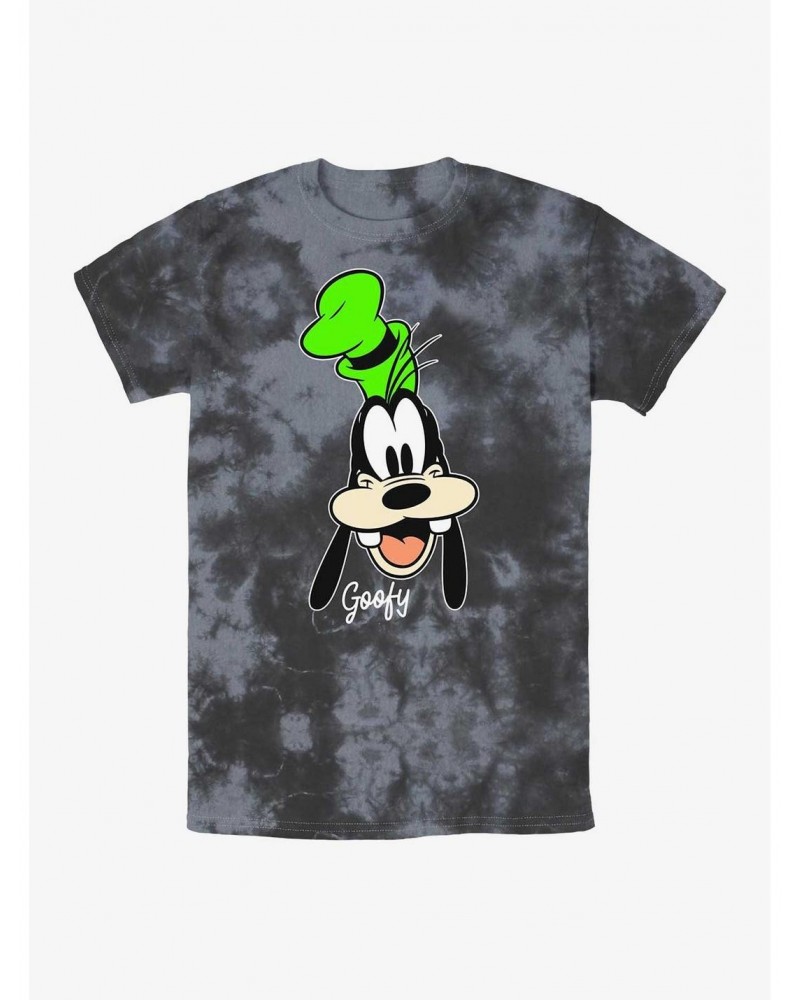 Disney Goofy Big Face Tie-Dye T-Shirt $8.55 T-Shirts