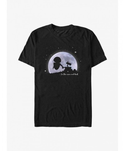 Disney Pixar Wall-E Moonlit Lovers Wall-E and Eve T-Shirt $7.65 T-Shirts