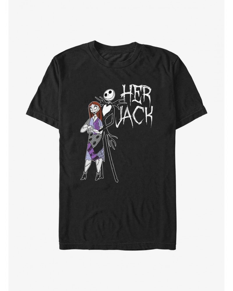 Disney The Nightmare Before Christmas Her Jack Extra Soft T-Shirt $11.66 T-Shirts