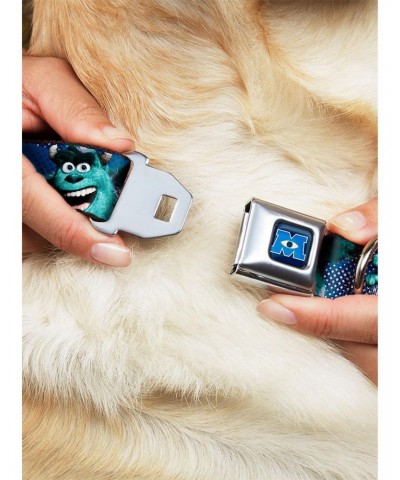 Disney Pixar Monsters Inc. Sulley Scare Pose Seatbelt Buckle Dog Collar $10.71 Pet Collars