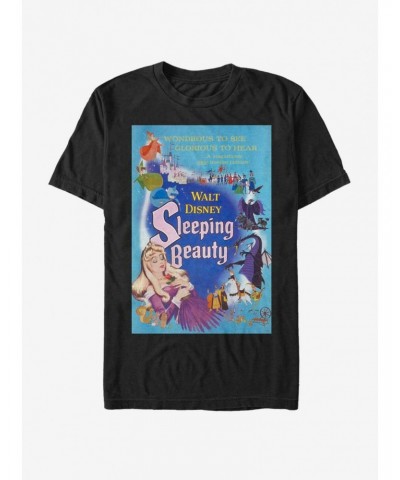 Disney Villains Maleficent Blue Sleeping Beauty Poster T-Shirt $10.28 T-Shirts