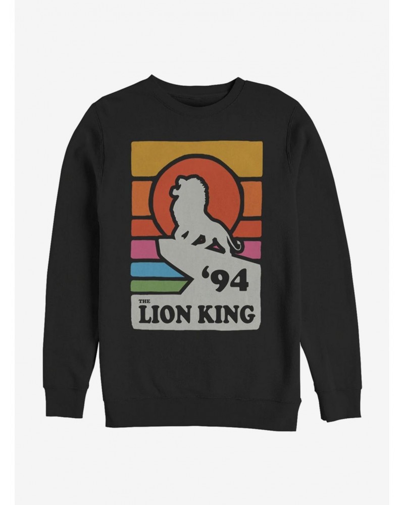 Disney The Lion King 2019 Vintage Rainbow Sweatshirt $14.39 Sweatshirts