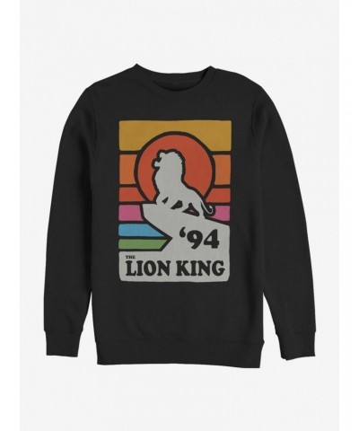 Disney The Lion King 2019 Vintage Rainbow Sweatshirt $14.39 Sweatshirts