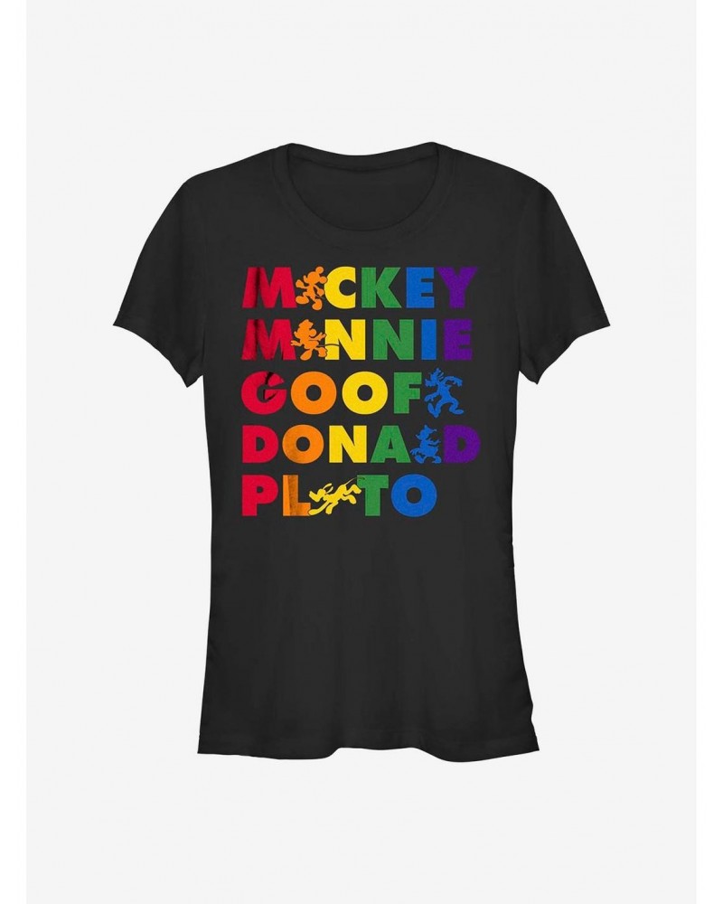 Disney Mickey Mouse Rainbow Friends T-Shirt $11.95 T-Shirts
