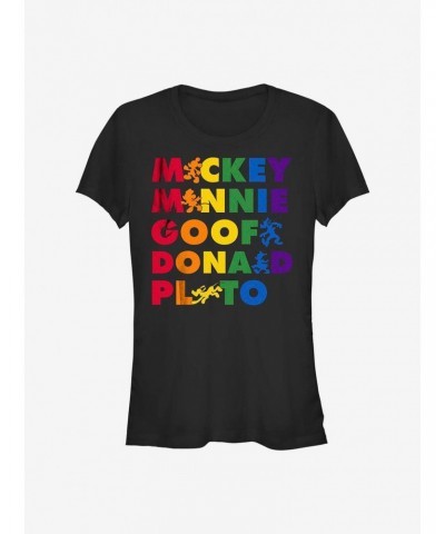 Disney Mickey Mouse Rainbow Friends T-Shirt $11.95 T-Shirts