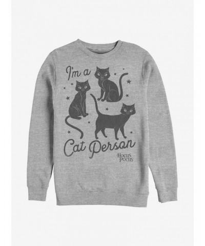 Disney Hocus Pocus Cat Person Crew Sweatshirt $12.55 Sweatshirts