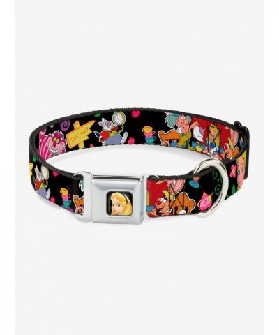 Disney Alice In Wonderland Encounters In Wonderland Seatbelt Buckle Dog Collar $8.47 Pet Collars